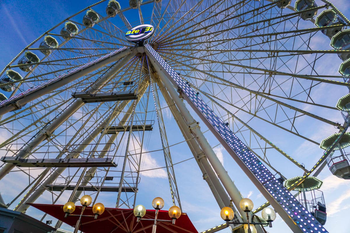 Christmas wheel in Birmingham