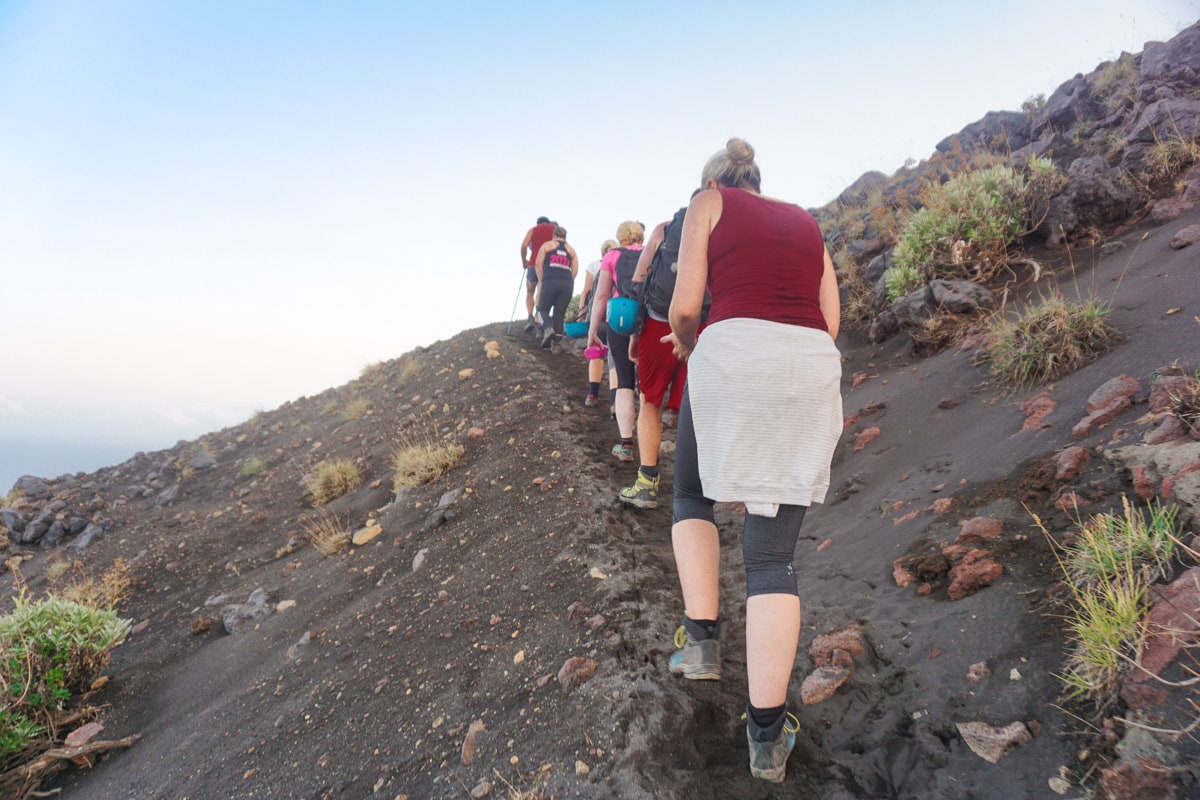 Hiking Stromboli Volcano, Sicily