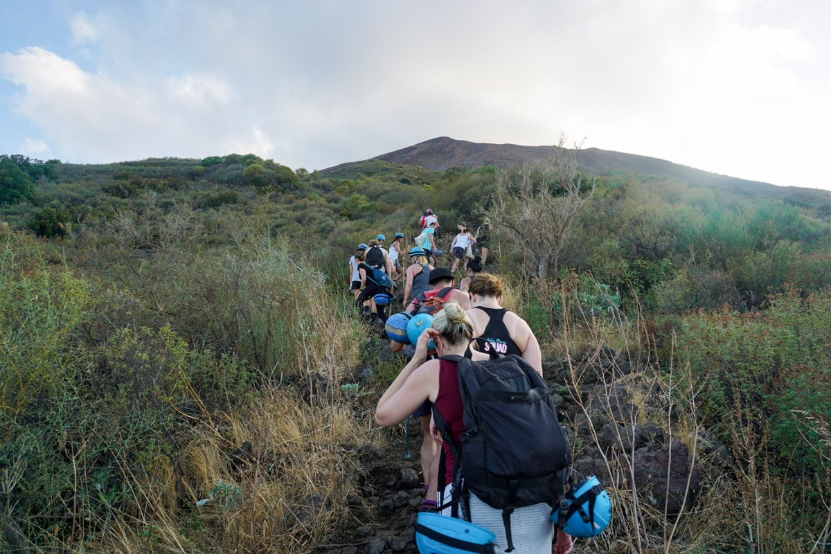 Hiking Stromboli Volcano, Sicily