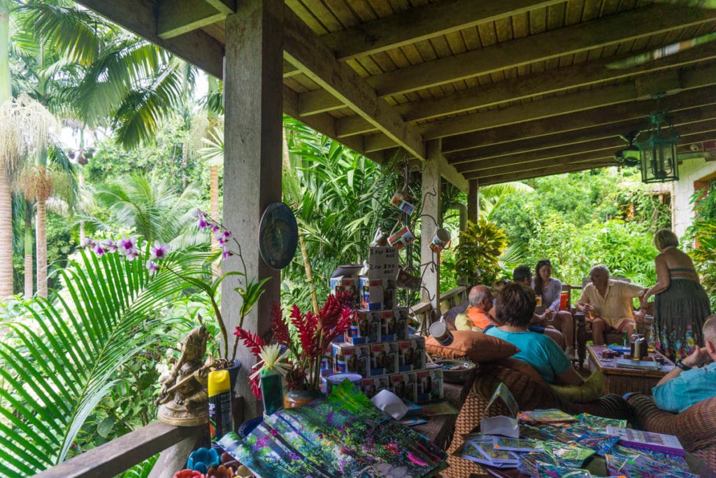 Lounge area at Hunte's Gardens, Barbados
