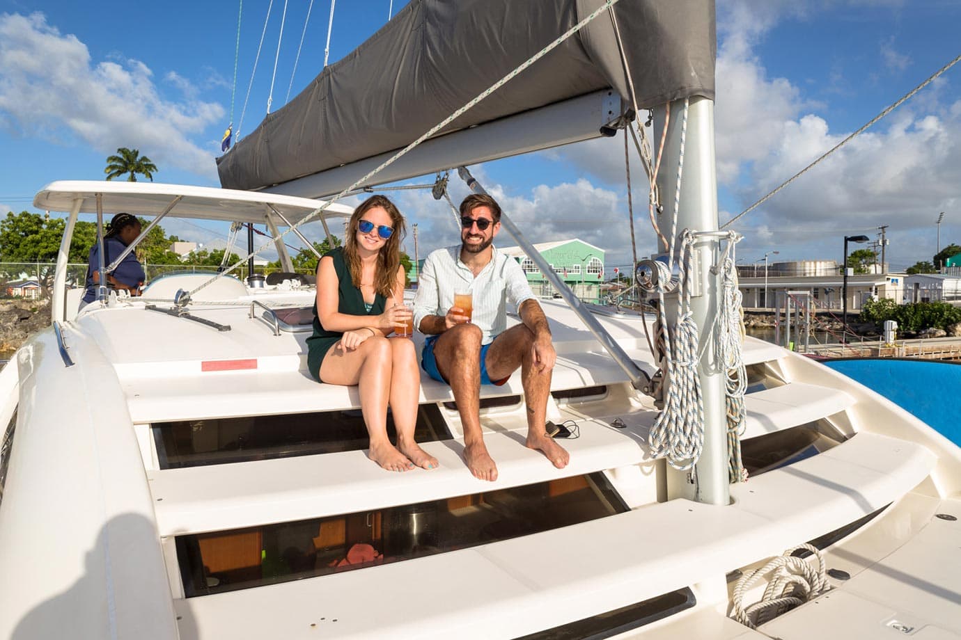 Seaduced catamaran Barbados