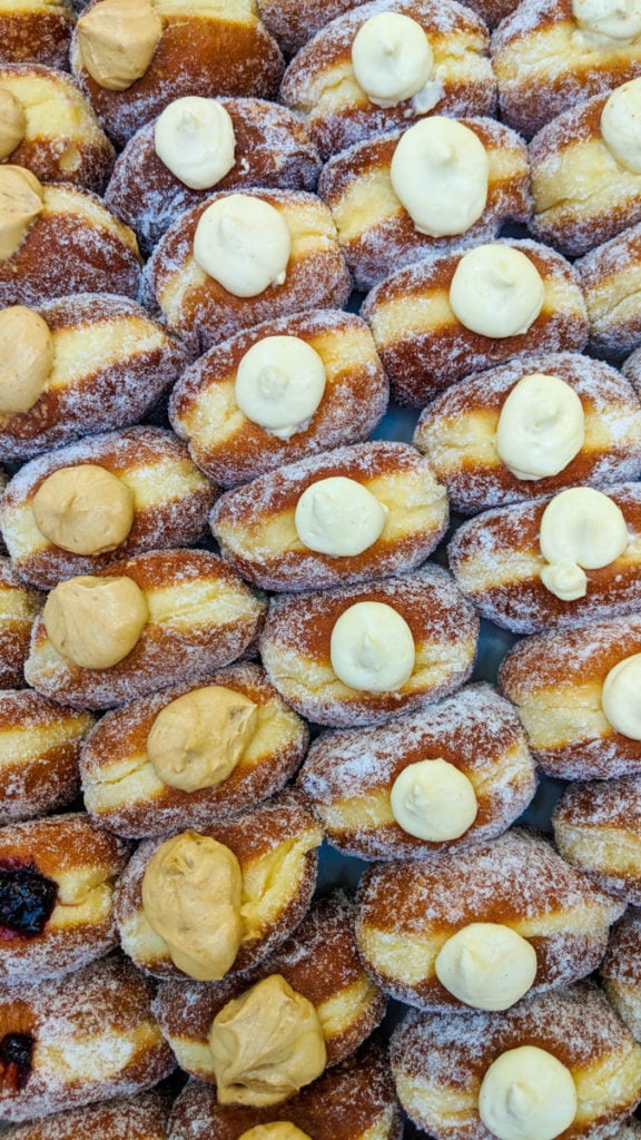 Delicious donuts at Borough Market