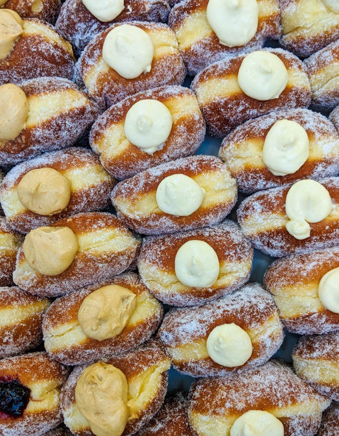 Delicious donuts at Borough Market