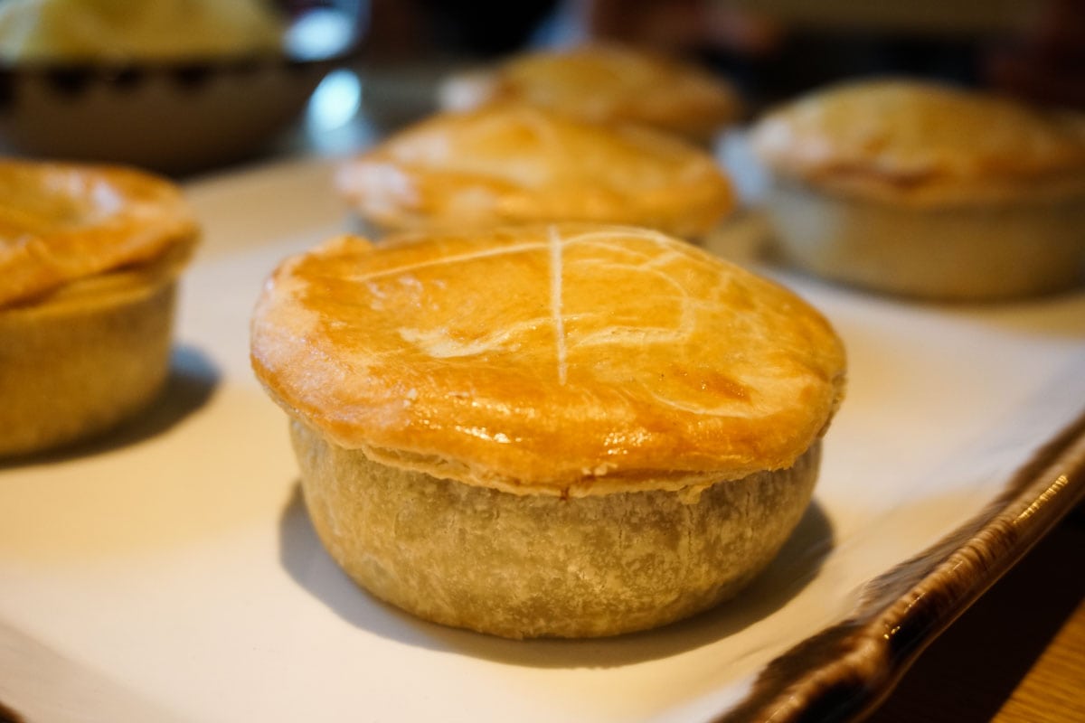 Pies at The Barrowboy and Baker, London