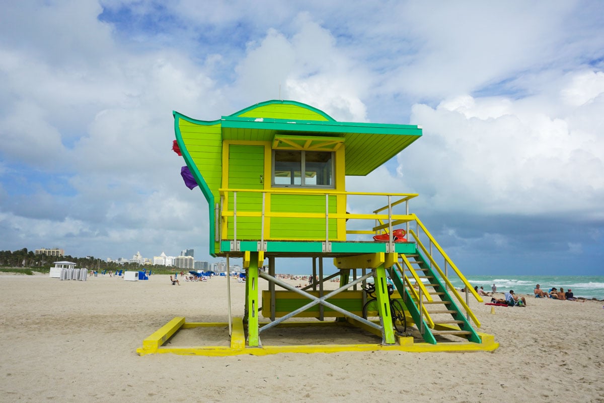 Miami Beach lifeguard tower