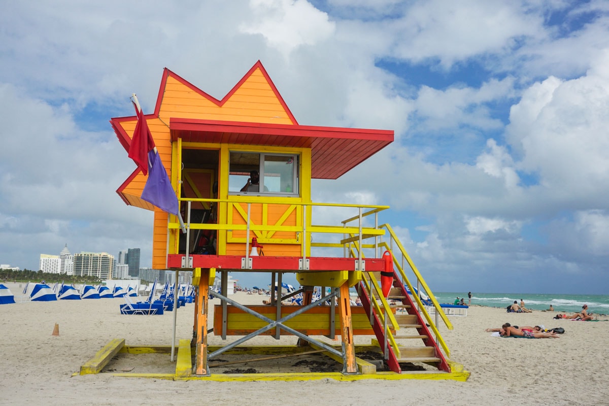 Miami Beach lifeguard tower