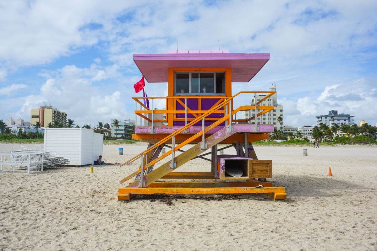 Miami Beach lifeguard tower