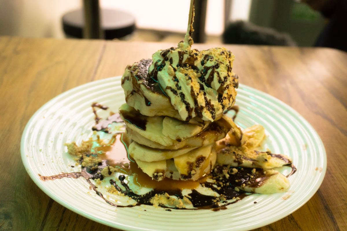 Banoffee pancakes at The Pancake House, Hastings