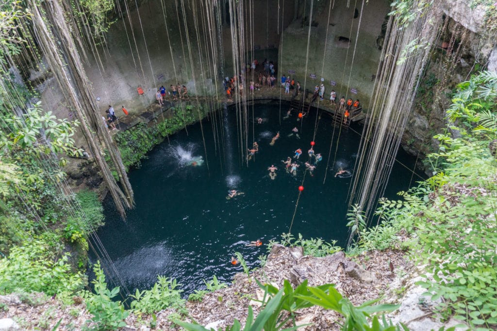 Cenotes Ik Kil in Mexico