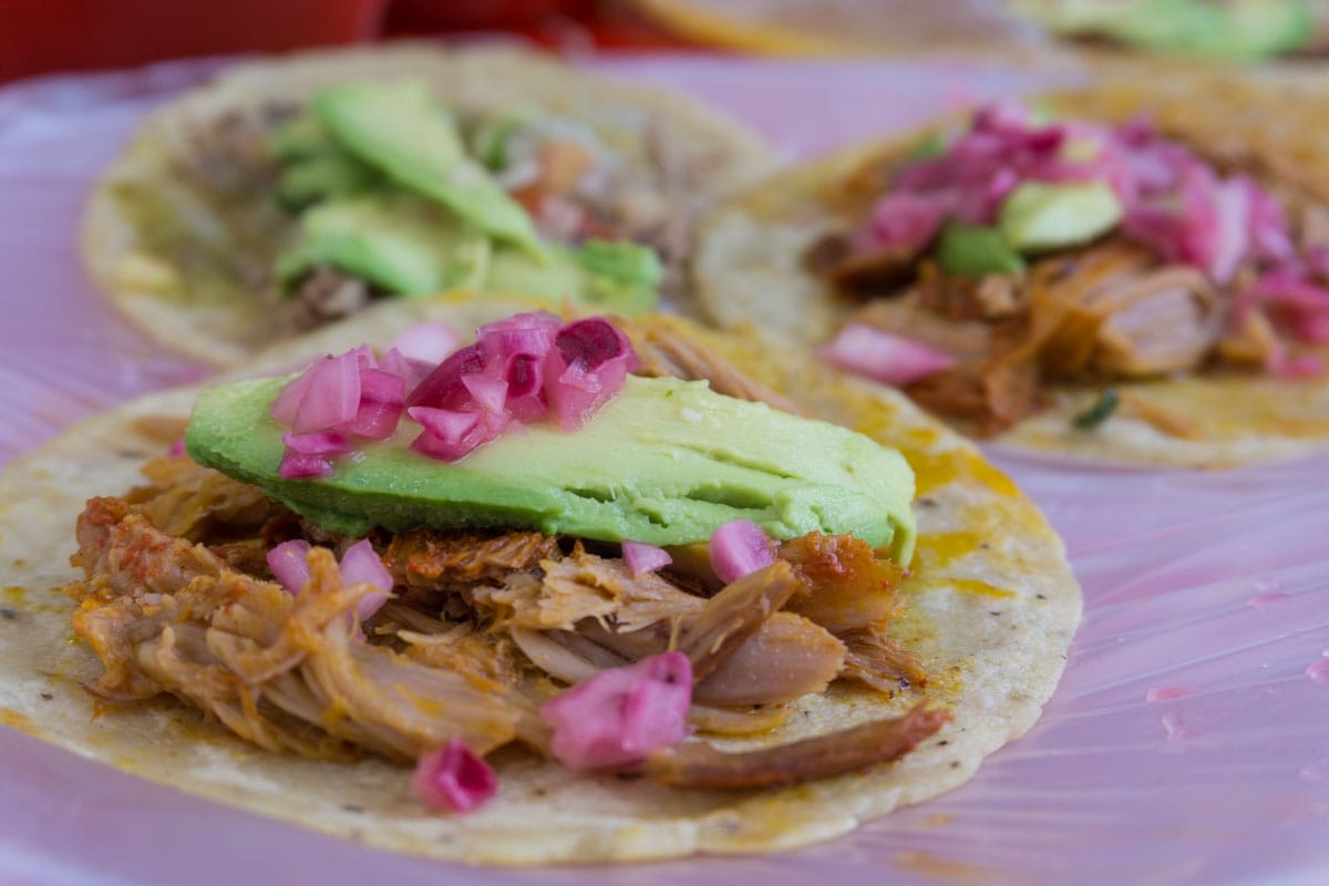 Street tacos in Mexico