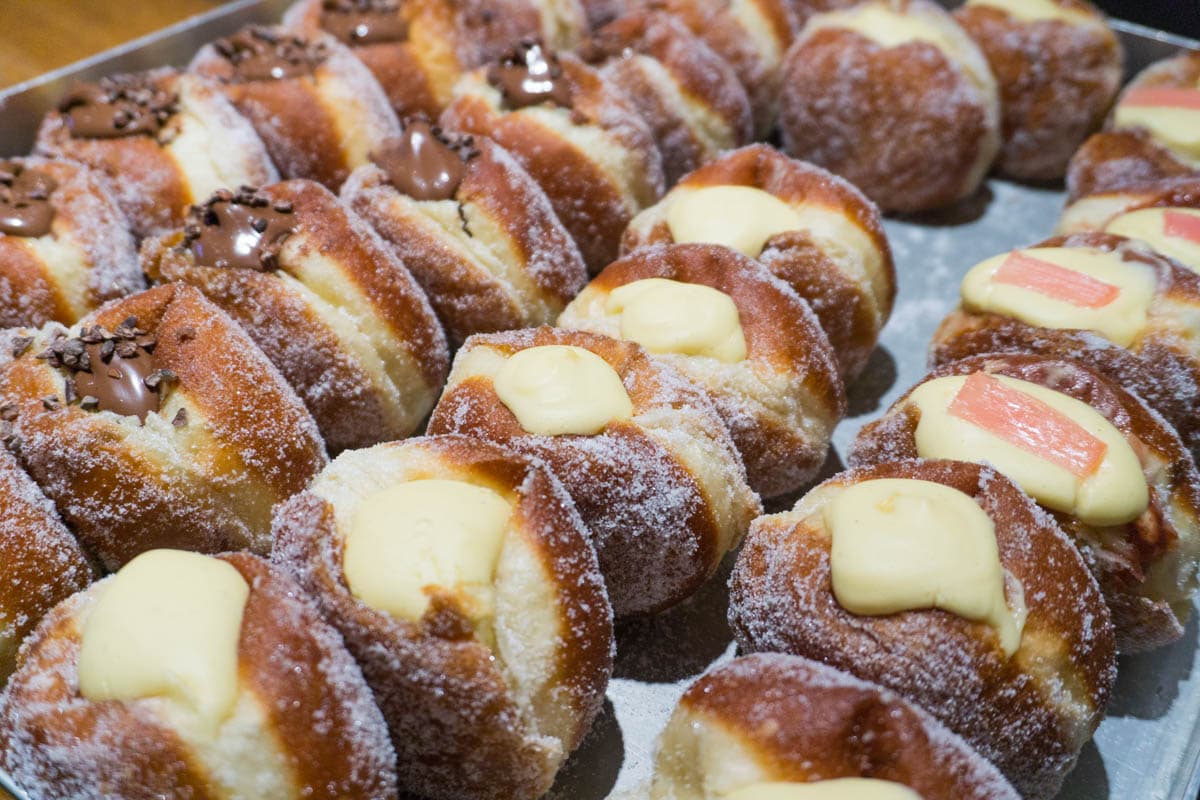 Doughnuts at The Pudding Stop, St Albans