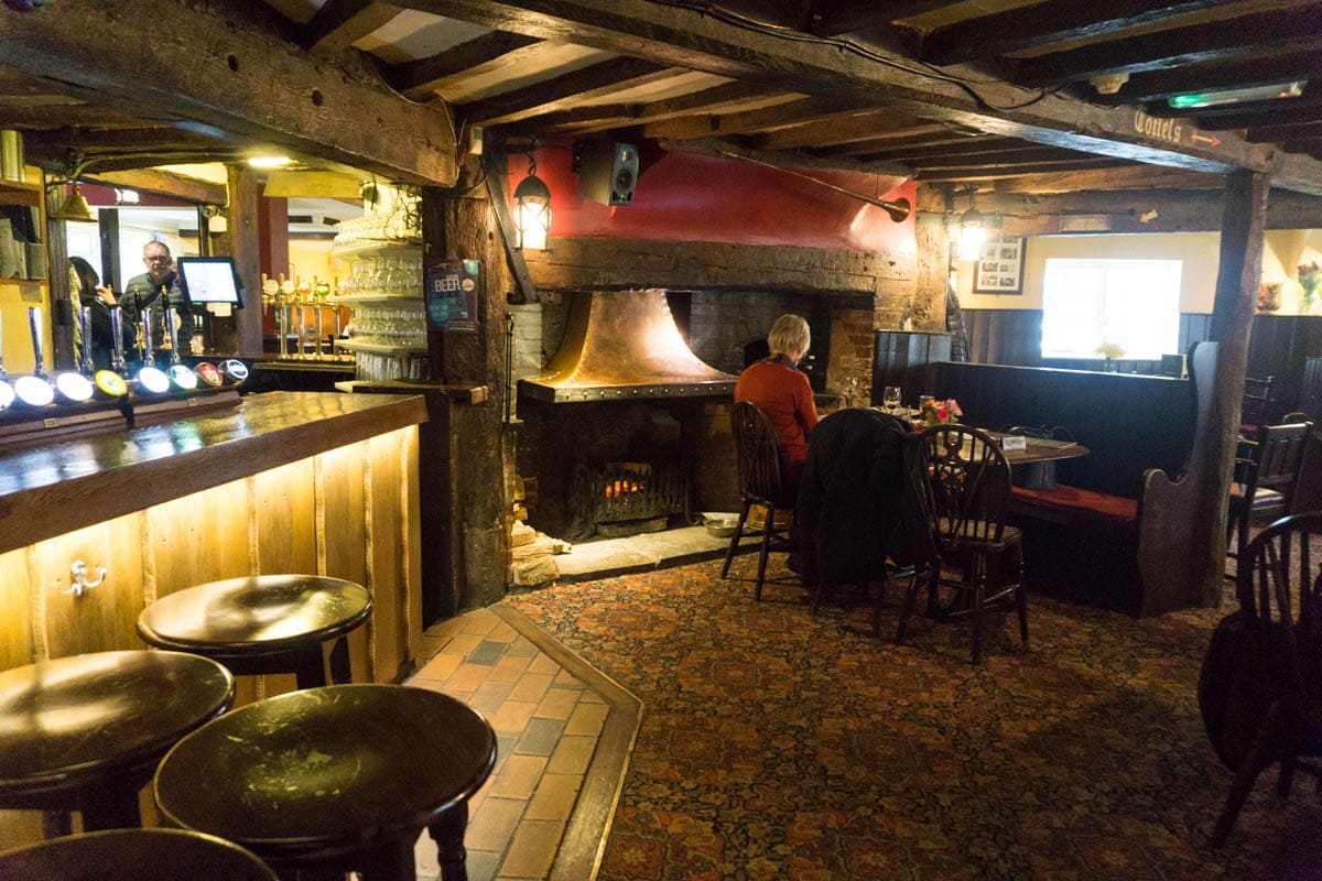 Ye Olde Fighting Cocks pub in St Albans