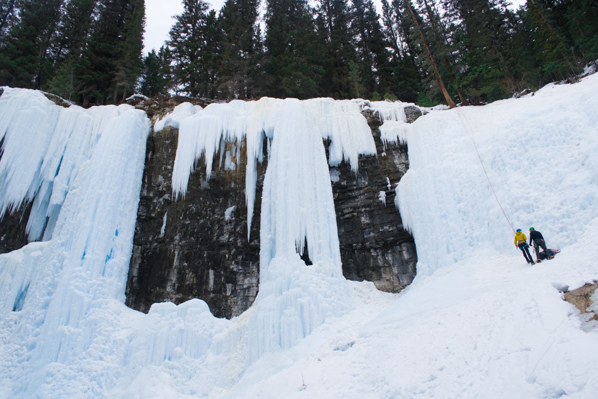 The Upper Falls in Johnston Canyon, Alberta