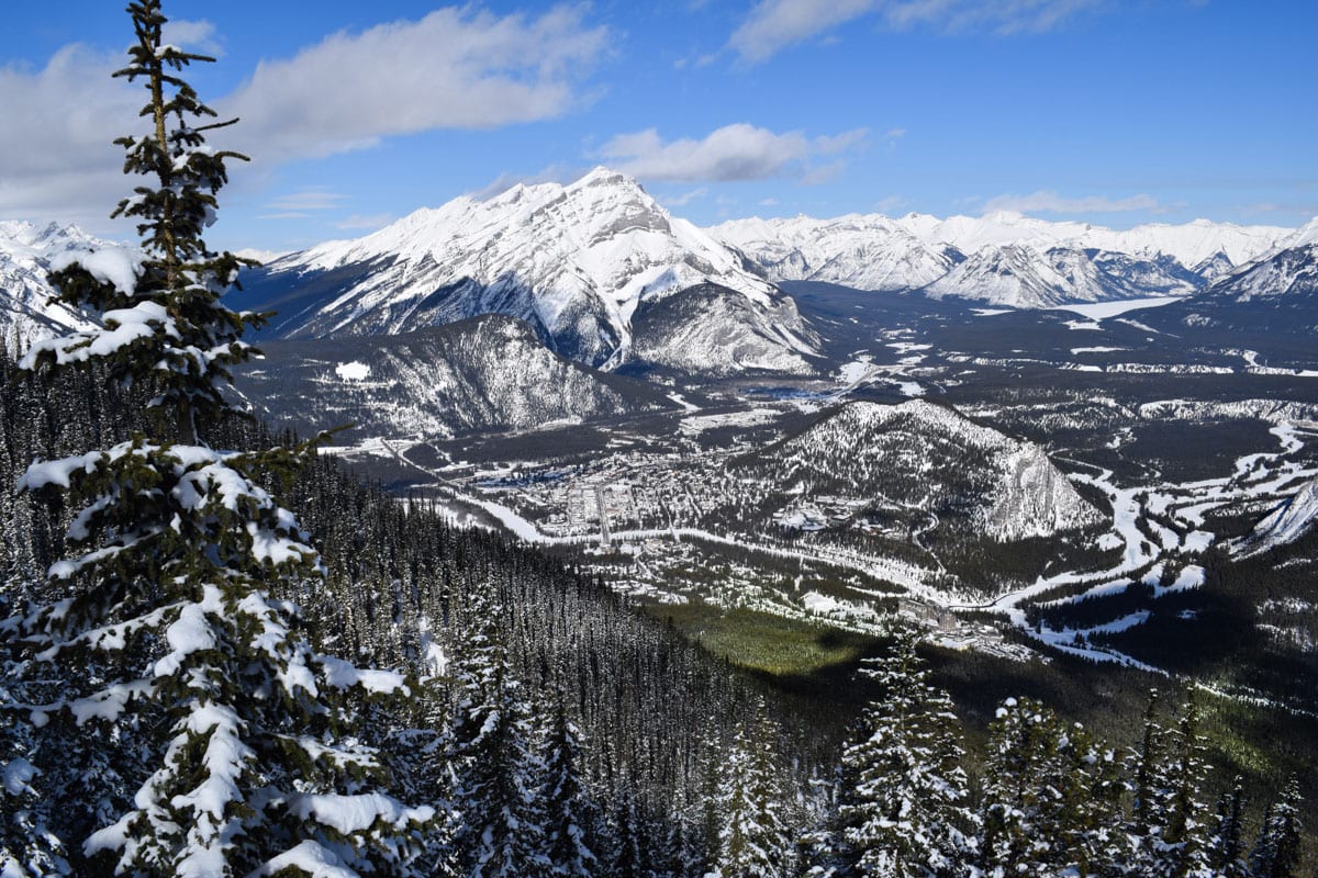 Views from the Banff Gondola, Alberta