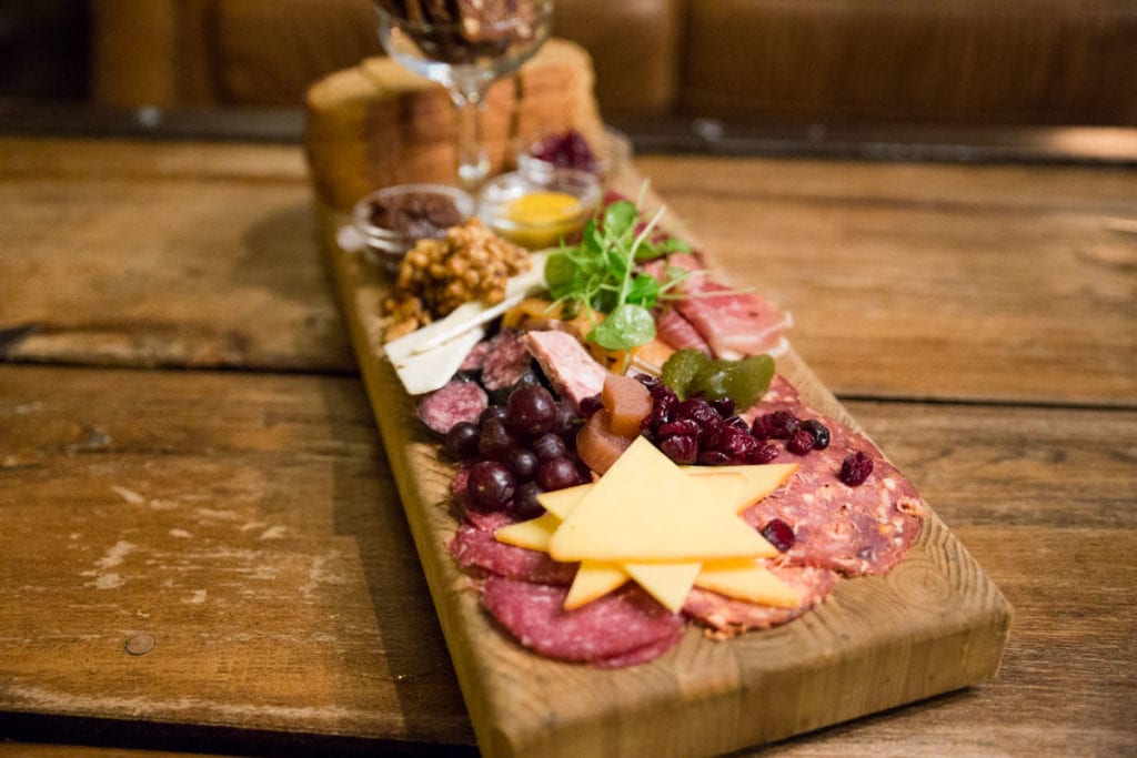 Charcuterie at Storm Mountain Lodge, Alberta