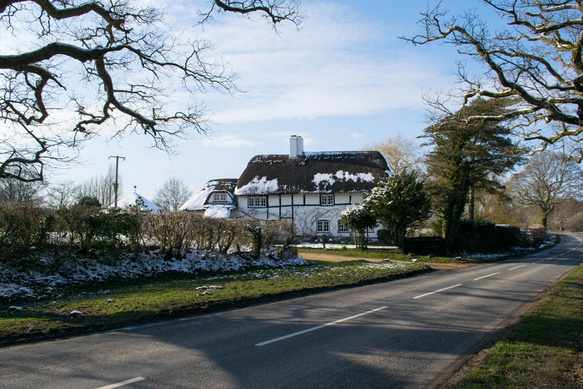 Beautiful houses in Beaulieu, New Forest