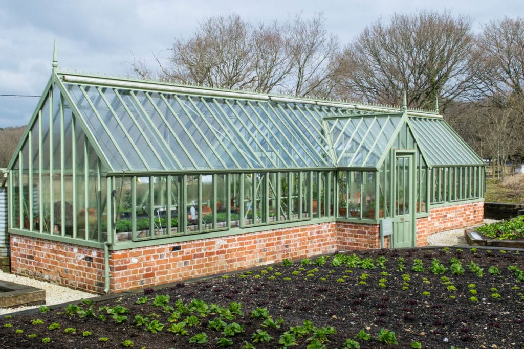 Kitchen garden at The Pig, New Forest