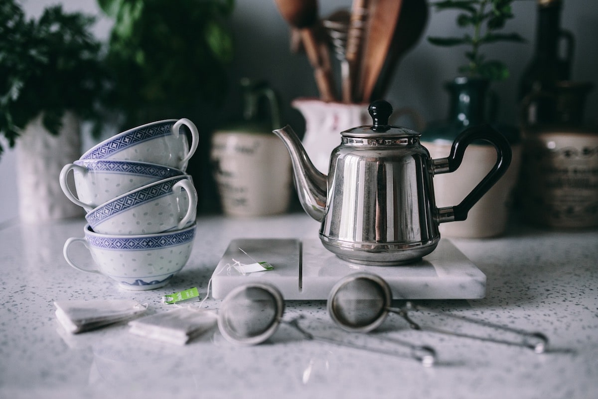 Tea in the kitchen