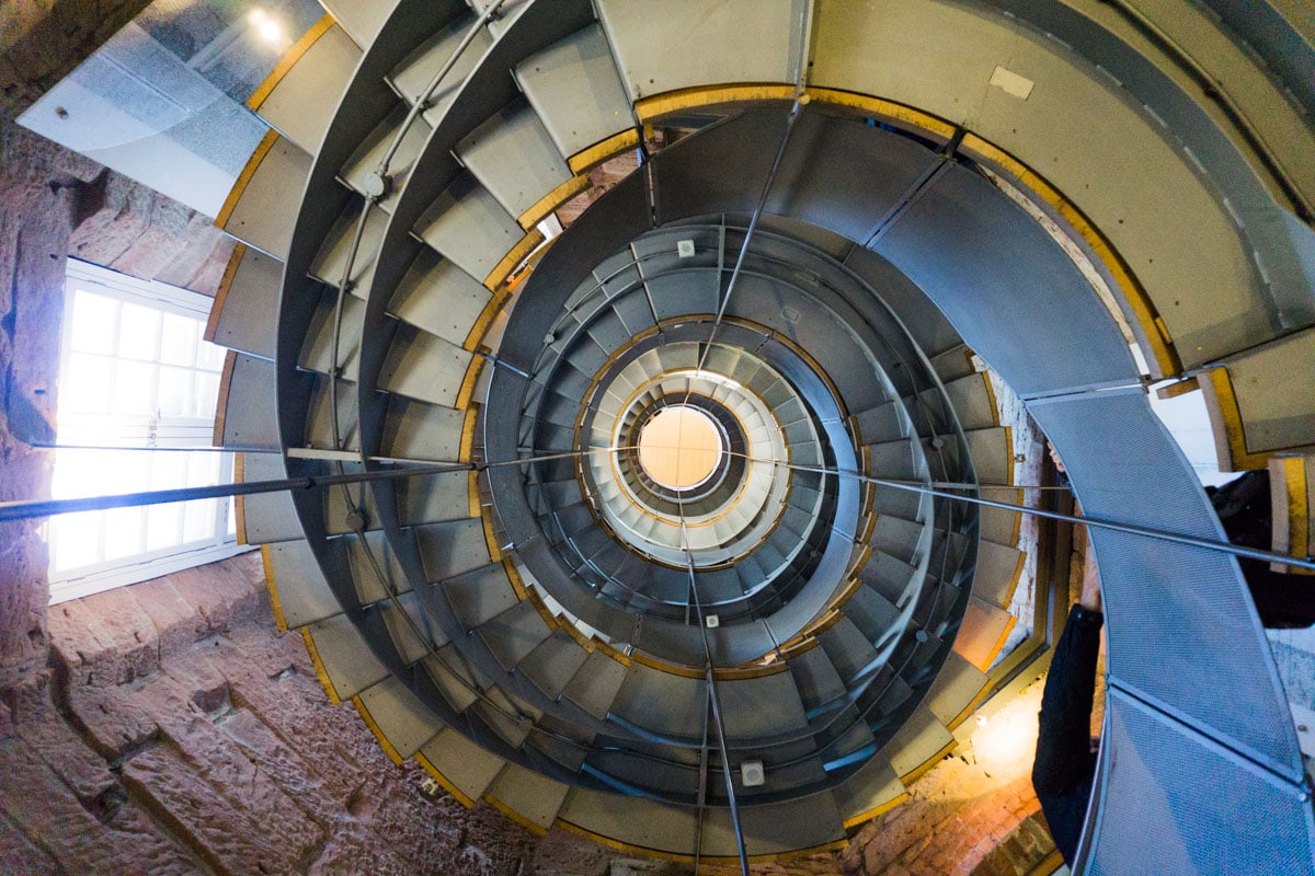 Spiral staircase at The Lighthouse, Glasgow