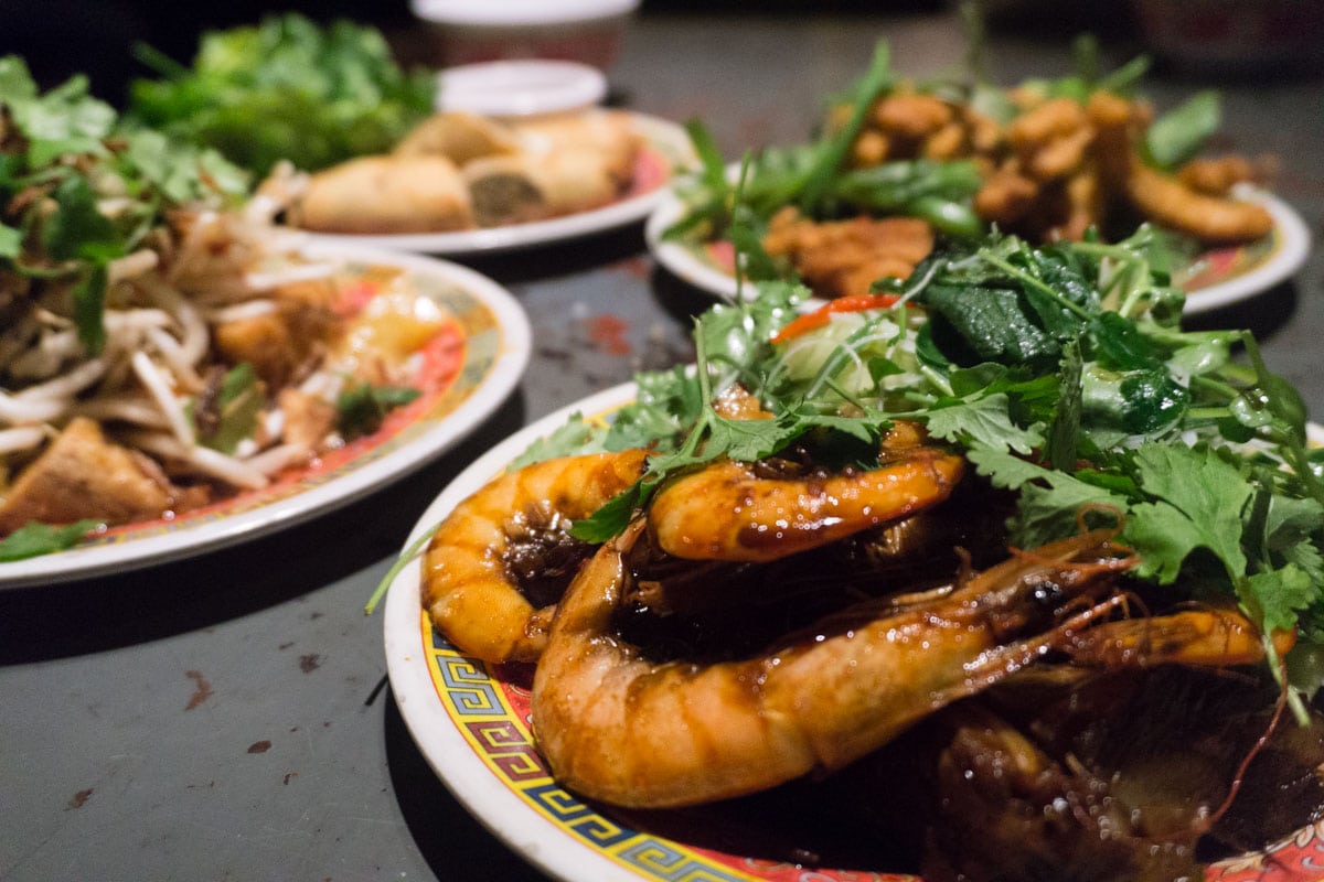 Dinner at The Hanoi Bike Shop, Glasgow