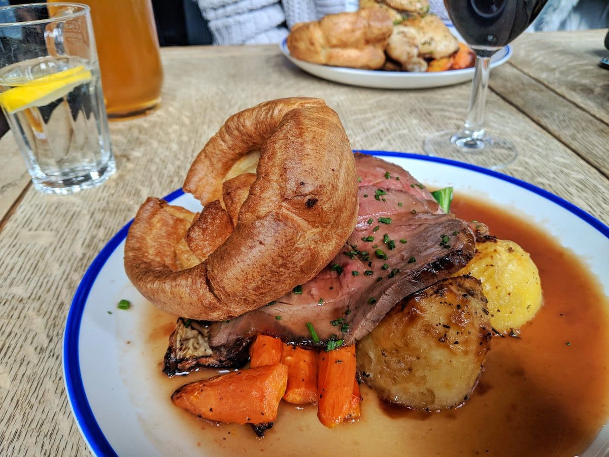 Sunday Roast at Defector's Weld, Shepherd's Bush, London