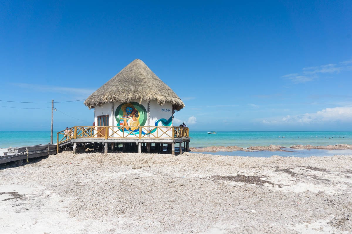 Pier on Isla Holbox Mexico