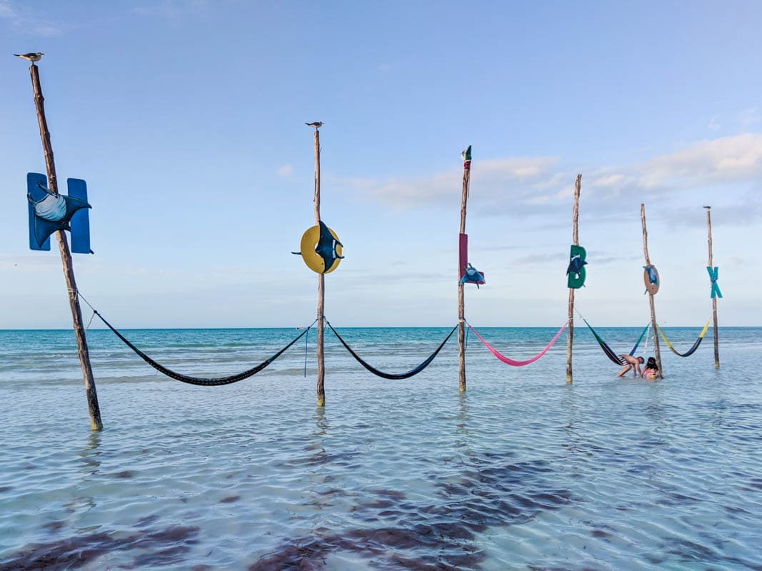 Hammocks on Isla Holbox, Mexico