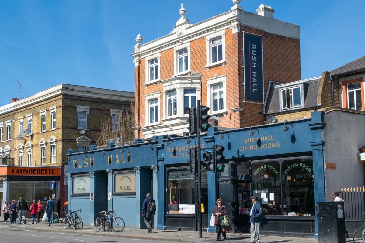 Bush Hall Dining Rooms, Shepherd's Bush, London