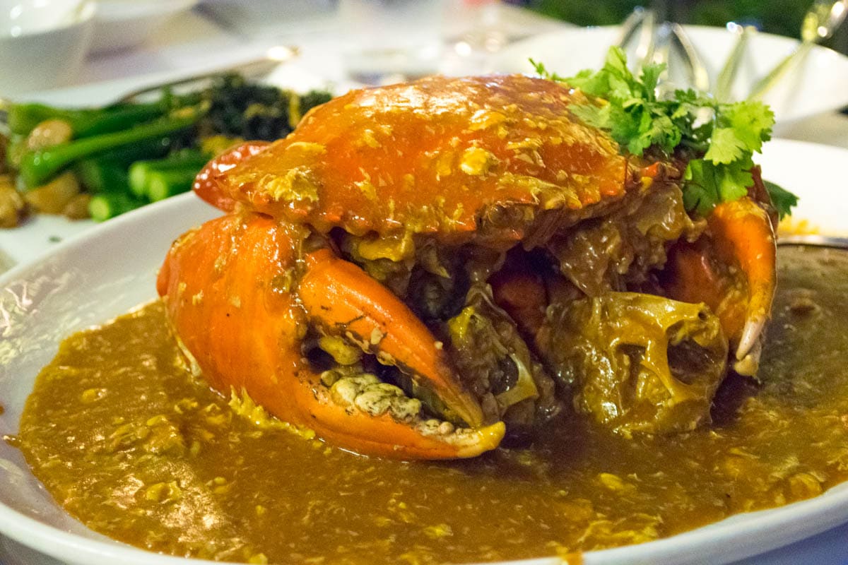 Singapore Chilli Crab at Palm Beach, Singapore