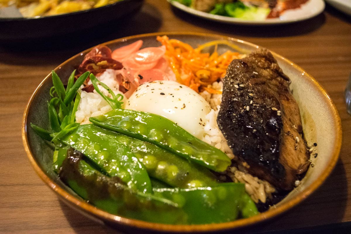 Rice bowls at The Quarters, Singapore