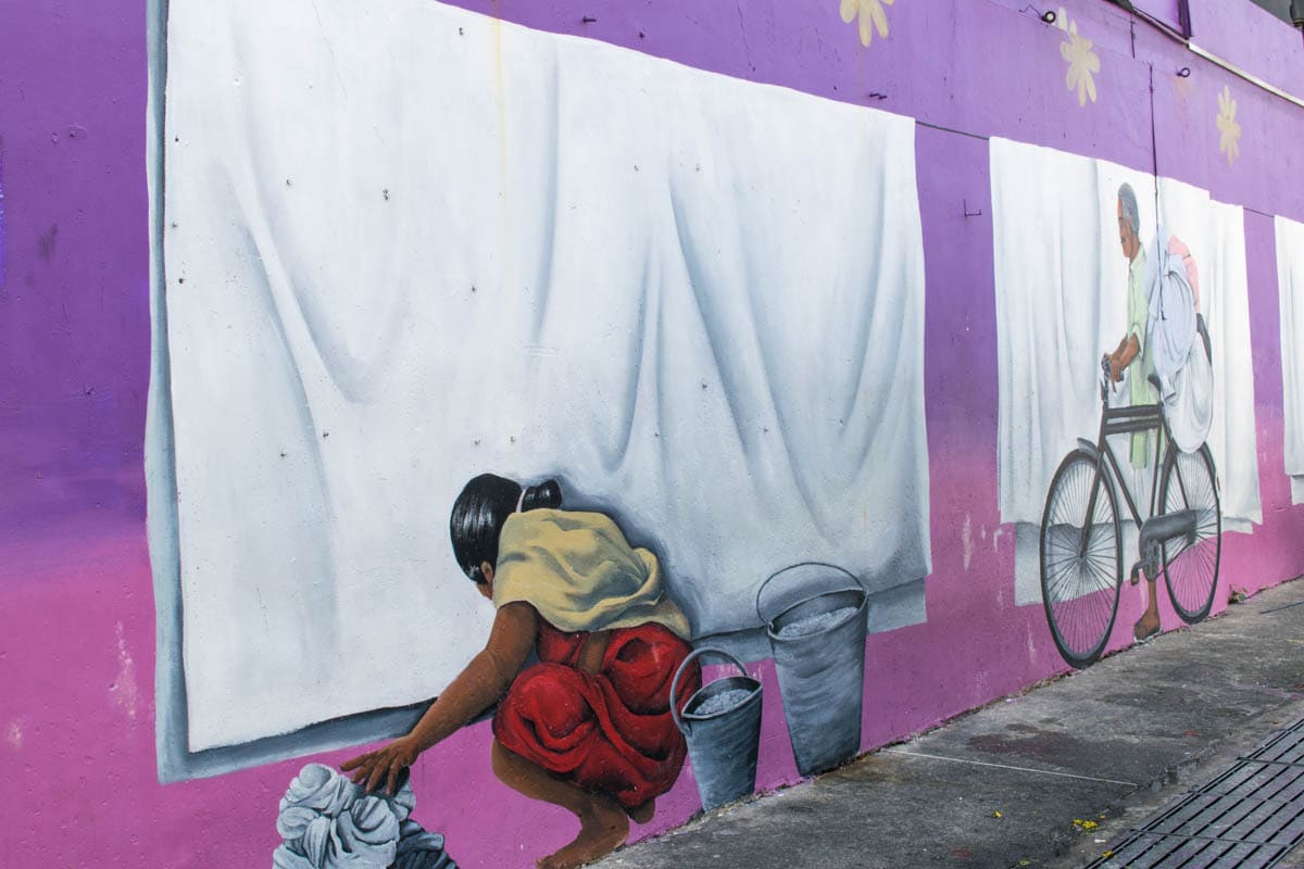 Street art in Little India, Singapore