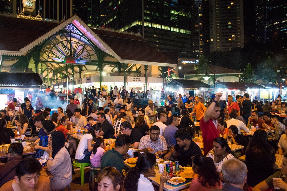 Satay Street, Singapore