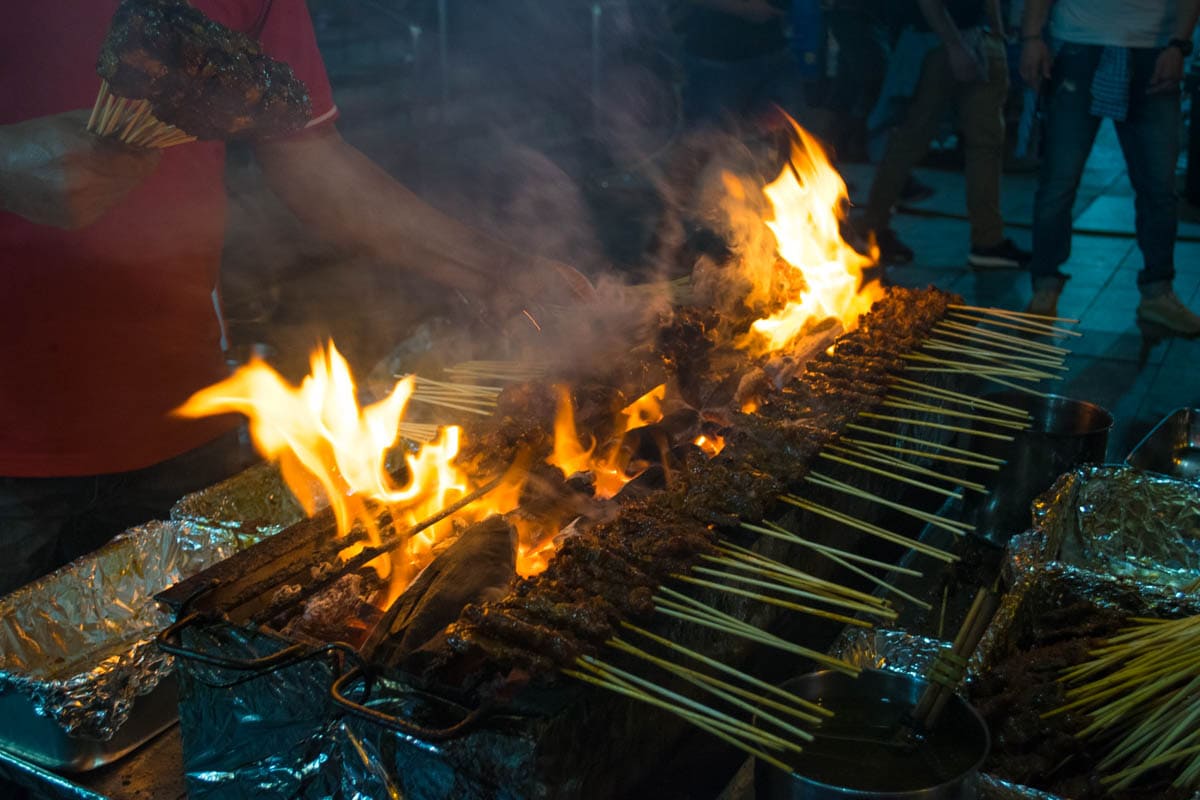 Satay Street, Singapore