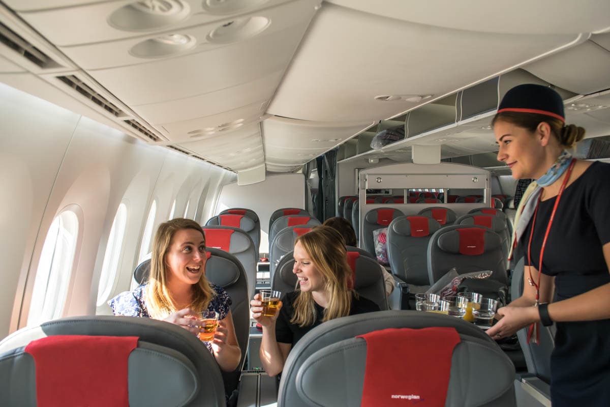 Fab service in Premium on Norwegian