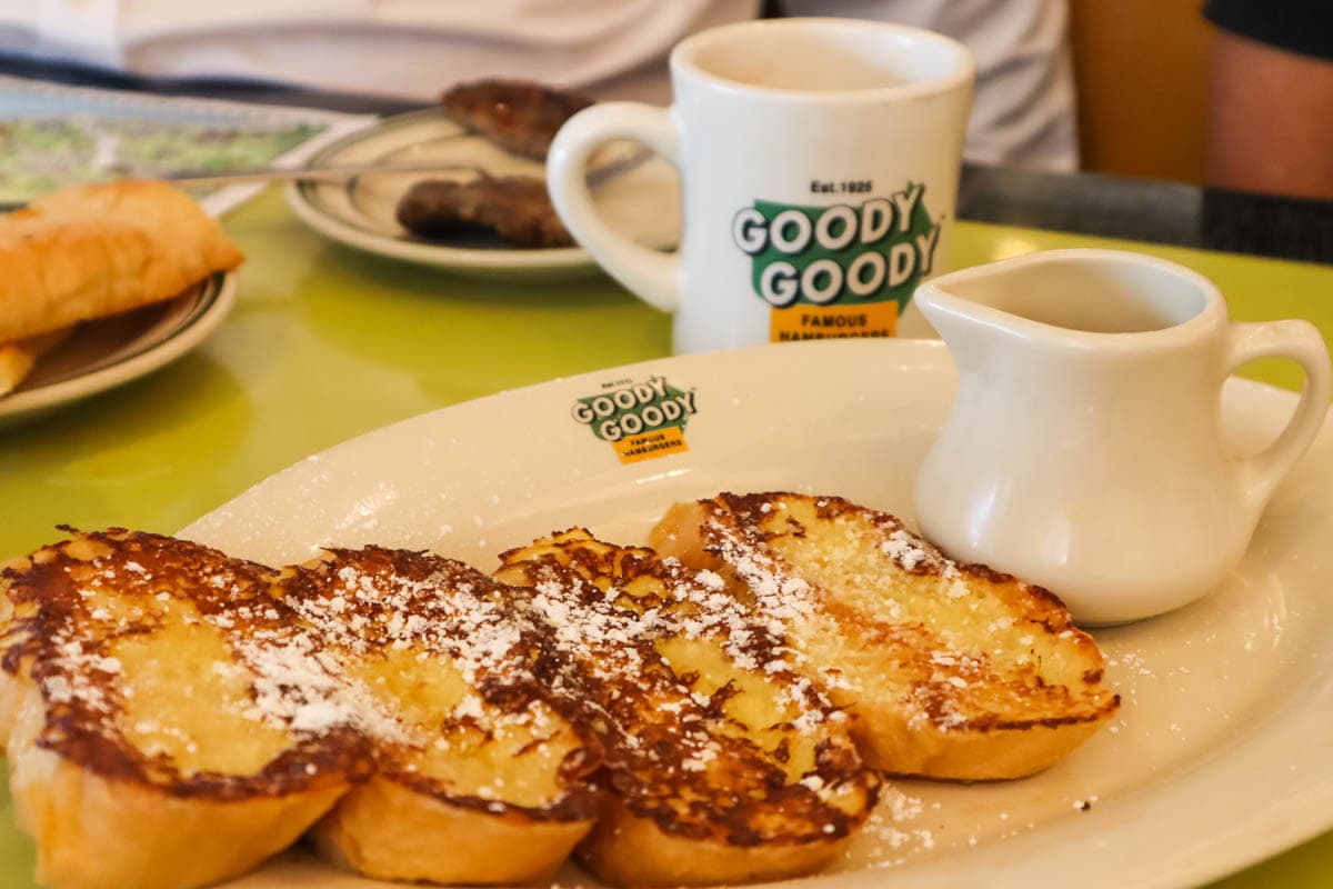 French toast at Goody Goody Burger, Tampa