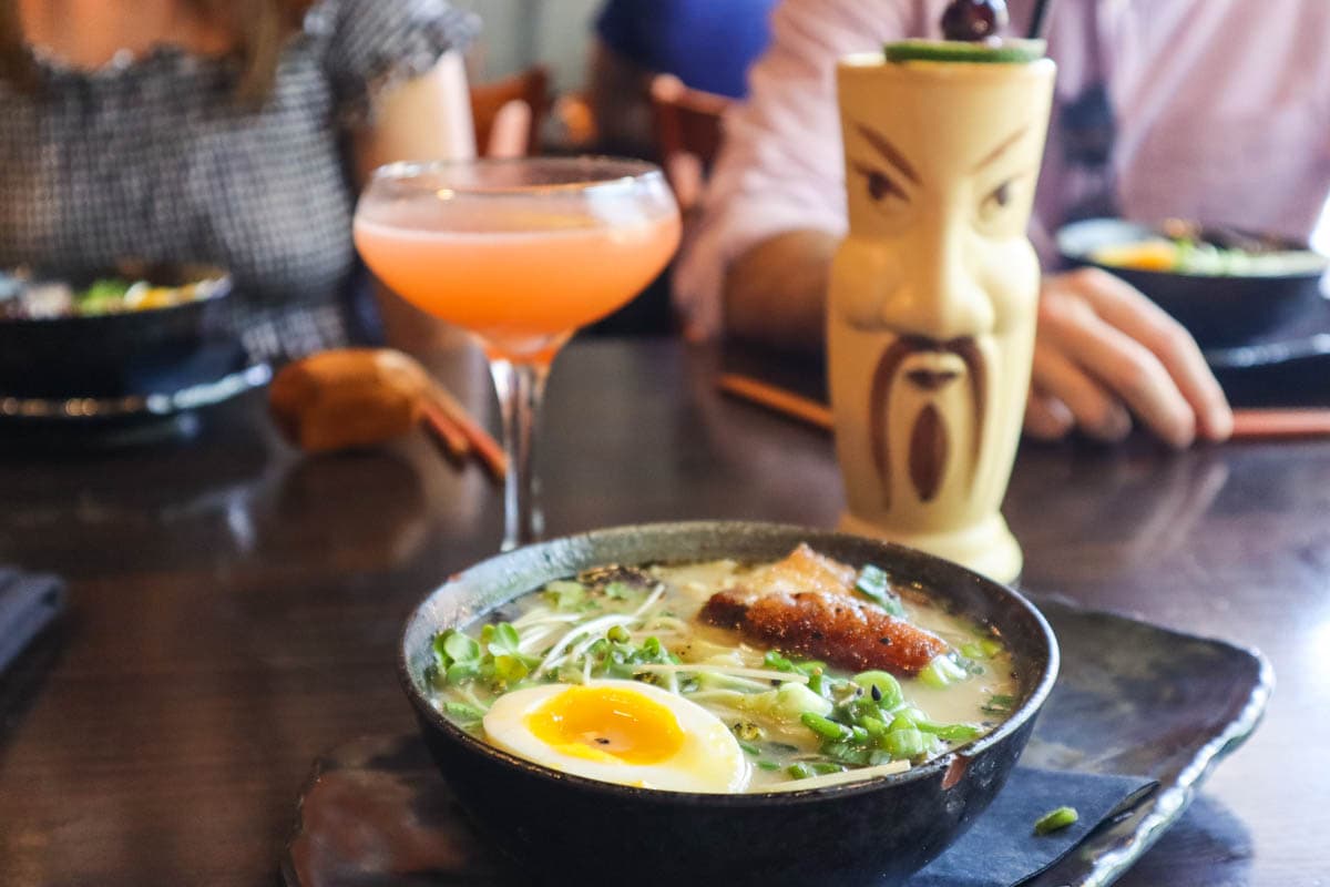 Ramen and cocktails at Buya, St Petersburg