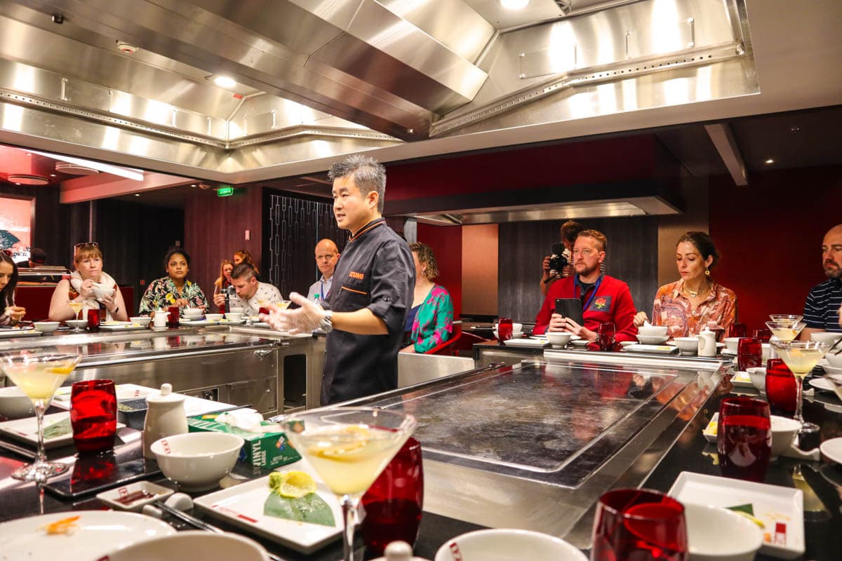 Sushi master class at Izumi, Royal Caribbean Independence Of The Seas