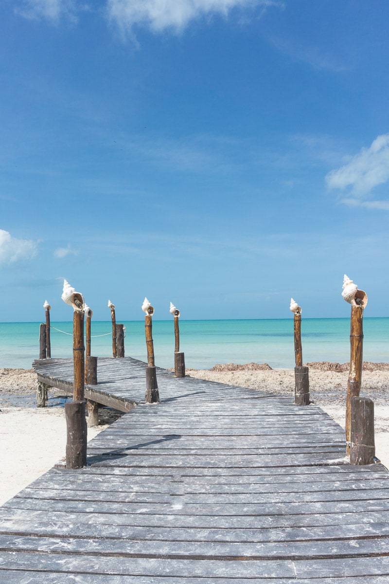 Pretty views on Isla Holbox, Mexico