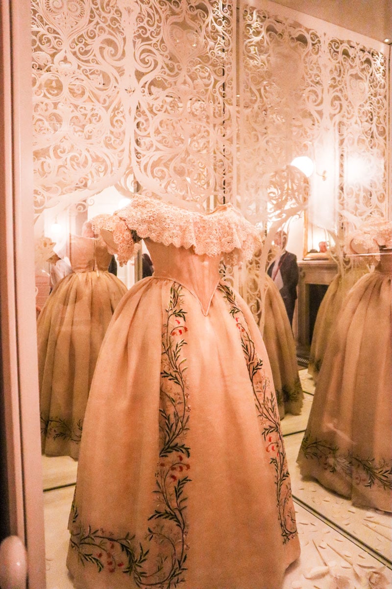 One of Queen Victoria's dresses (wasn't she tiny?), Kensington Palace, London