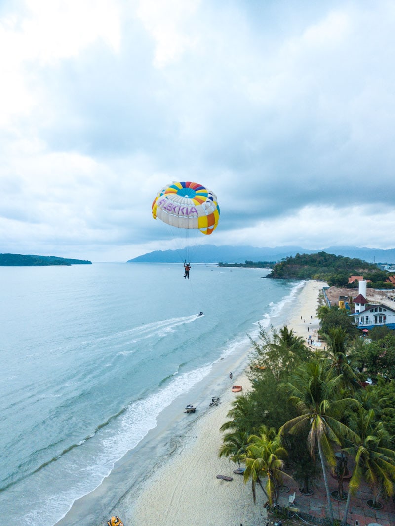 Parasailing in Langkawi, Malaysia