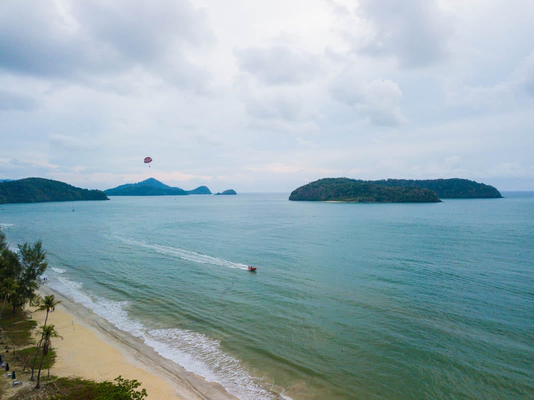 Parasailing in Langkawi, Malaysia