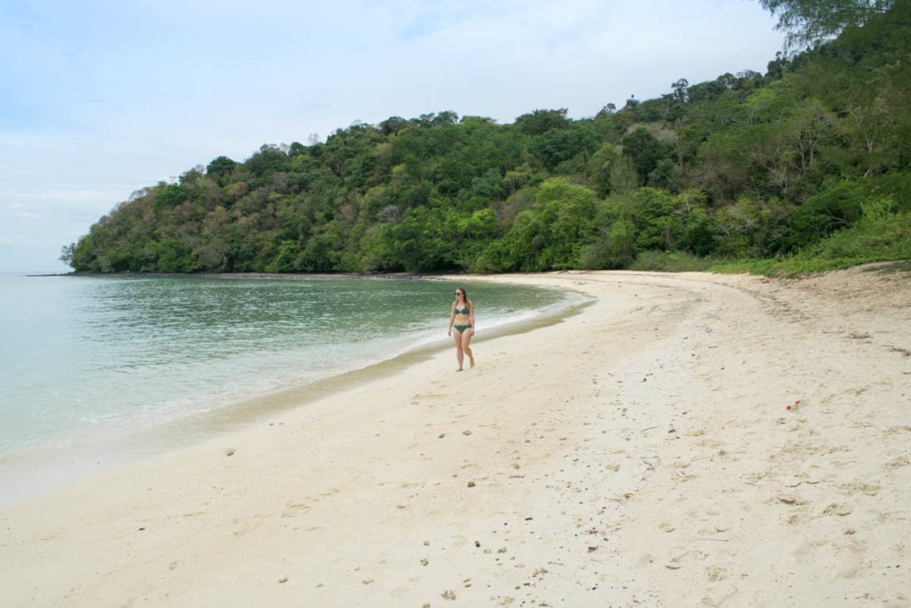 The beach at Pulau Beras Basah, Langkawi