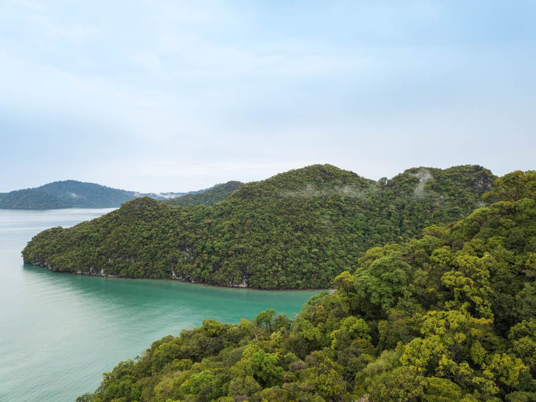 Beautiful views over Pulau Dayang Bunting, Langkawi, Malaysia