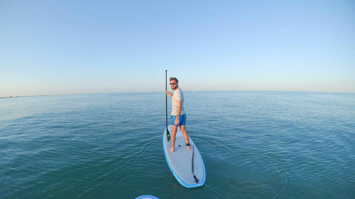 Paddle boarding in Florida (KeyMission 170)