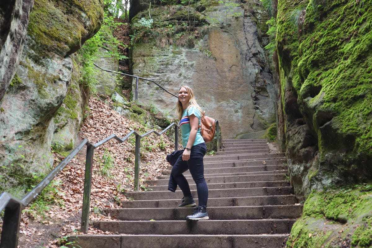 Hiking through Saxon Switzerland, Germany