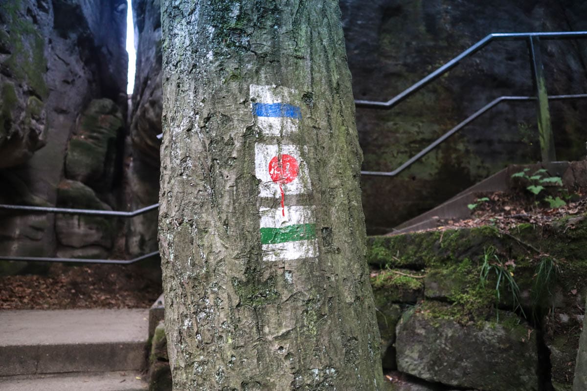 Hiking routes in Saxon Switzerland, Germany