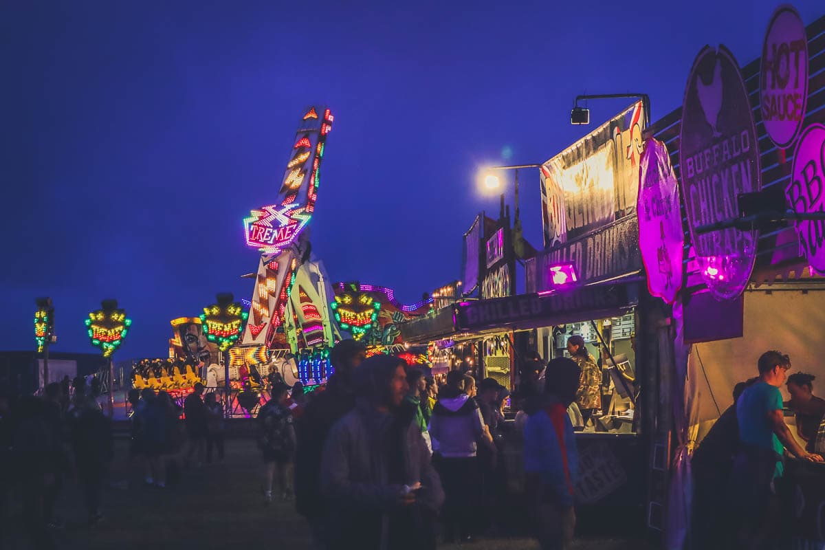 Funfair at Boardmasters 2018