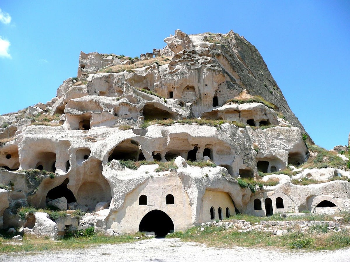 Château d'Uchisar, Cappadoce, Turquie
