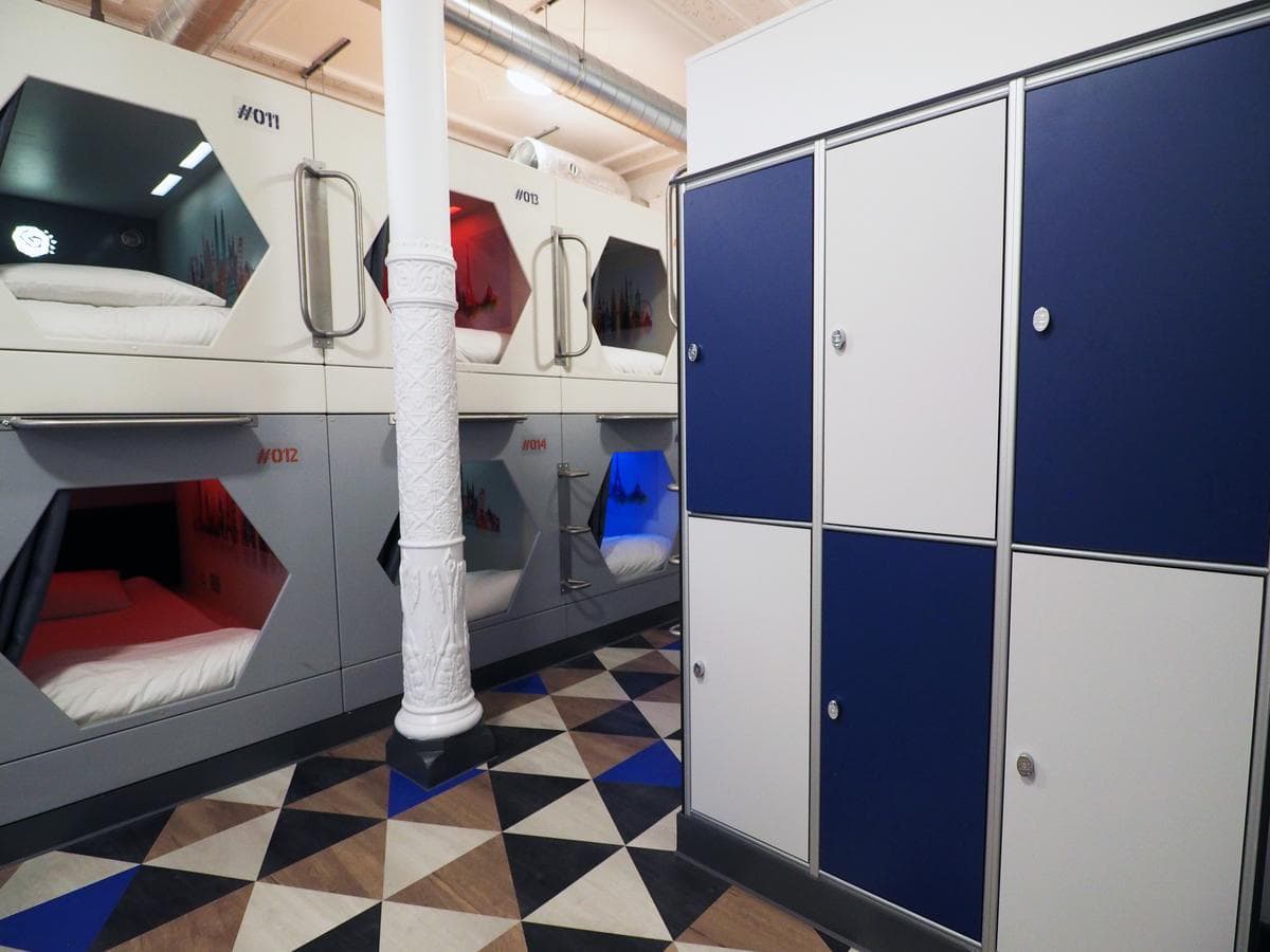 Capsule Hostel, St Christophers Inn, - Japanese style hotel, London