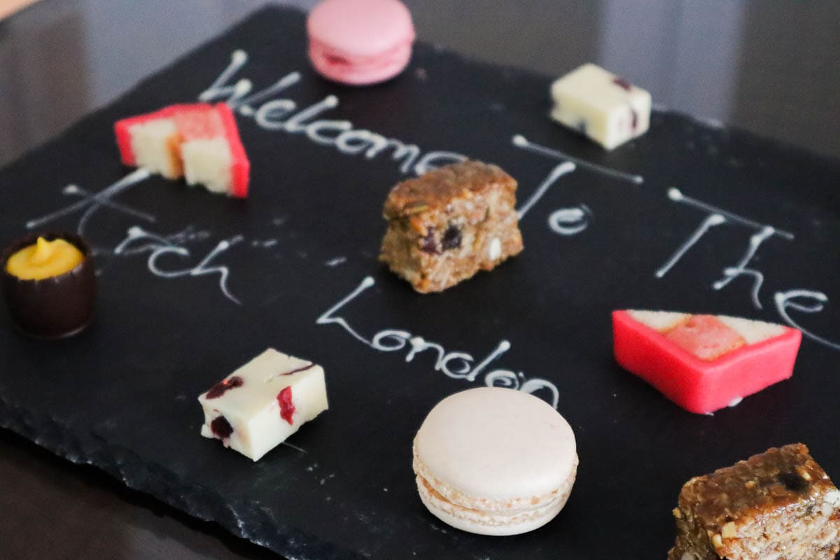 Petits fours at The Arch London